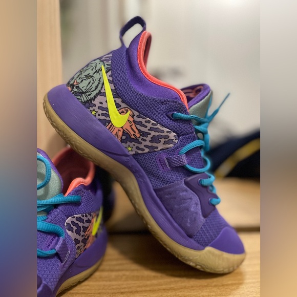 SOLDLIMITED EDITION Nike PG 2 Mamba Mentality Kobe Purple Multicolor Paul George - Picture 5 of 13